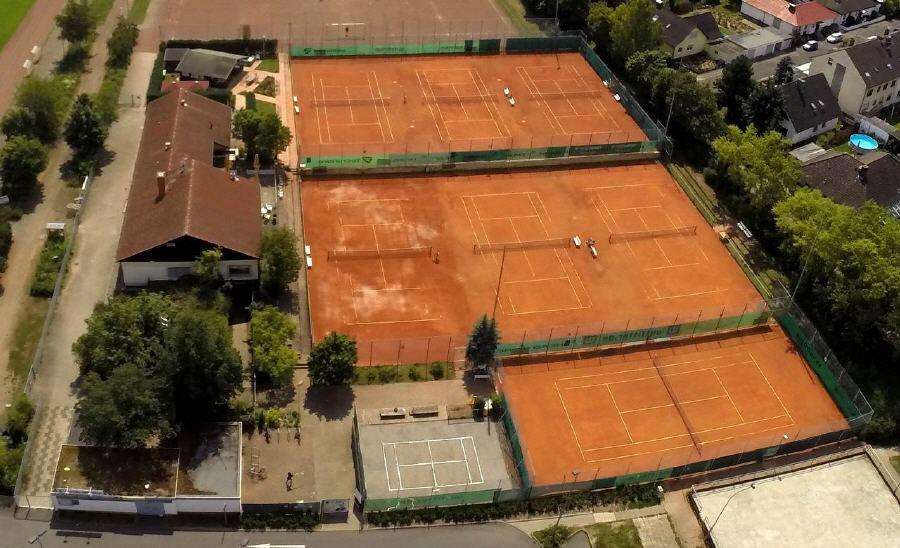Die Tennisplätze des SC Steinberg